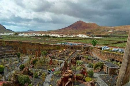 La Vega de Guatiza, en Lanzarote La Vega de Guatiza, en Lanzarote