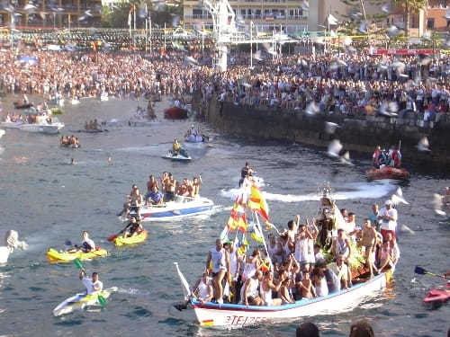 Virgen del Carmen en el Puerto de la Cruz