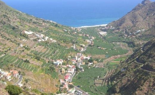 El Valle de Hermigua en La Gomera