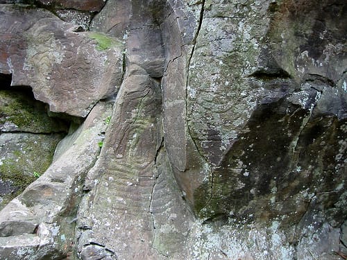 Petroglifos en la Palma