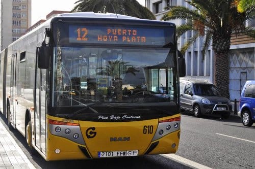 Guaguas, autobuses de Las Palmas