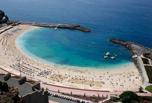 La Playa De Amadores En Gran Canaria Sobre Canarias Sobre Canarias 