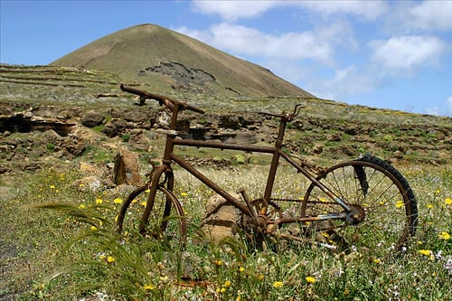 Bicicleta en Lanzarote