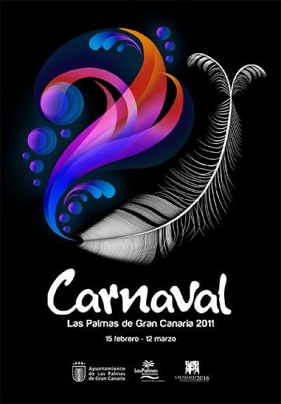 Plumardina, cartel oficial del Carnaval de Las Palmas 2011 Plumardina, cartel oficial del Carnaval de Las Palmas 2011
