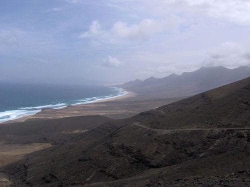 Playa de Cofete en Fuerteventura Playa de Cofete en Fuerteventura