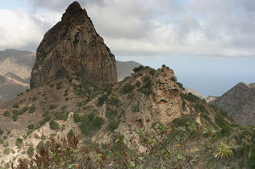 El Roque Cano en la Gomera