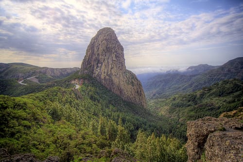 El Roque de Agando en La Gomera El Roque de Agando en La Gomera